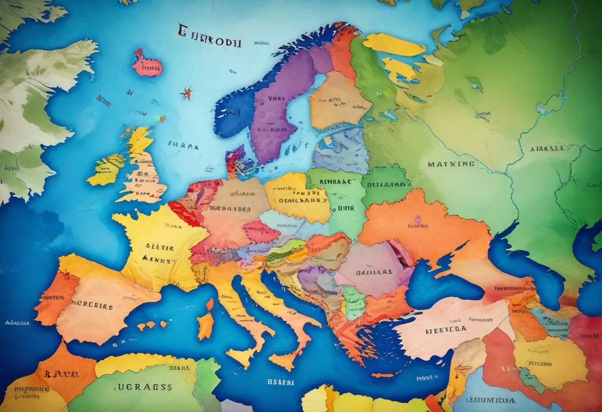 Utforska Europa med Seterra illustration