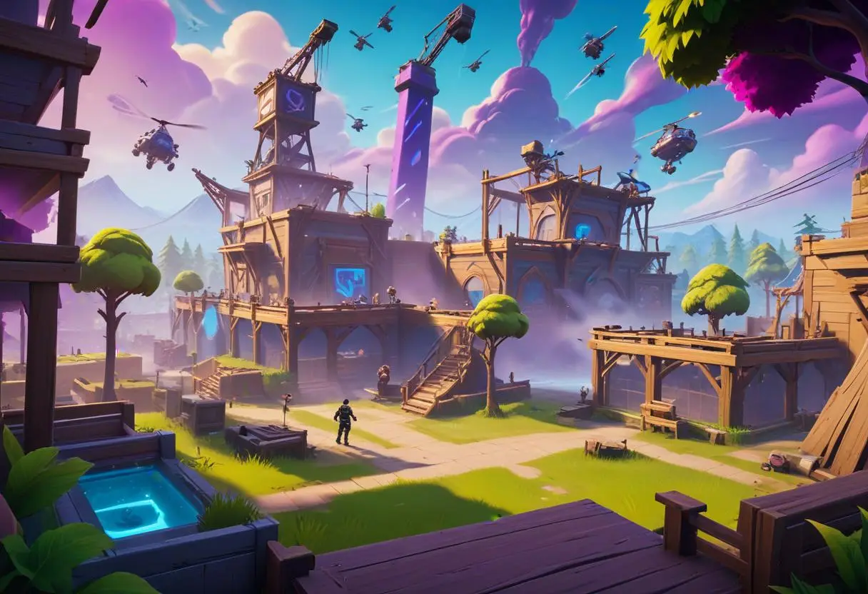 Bli en stjärna bland Fortnite spelare illustration