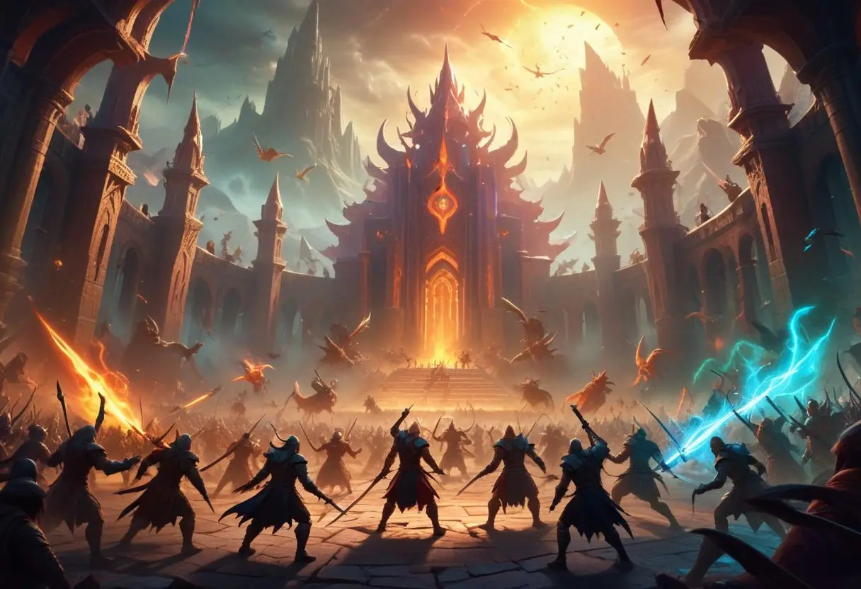 Moba spel illustration