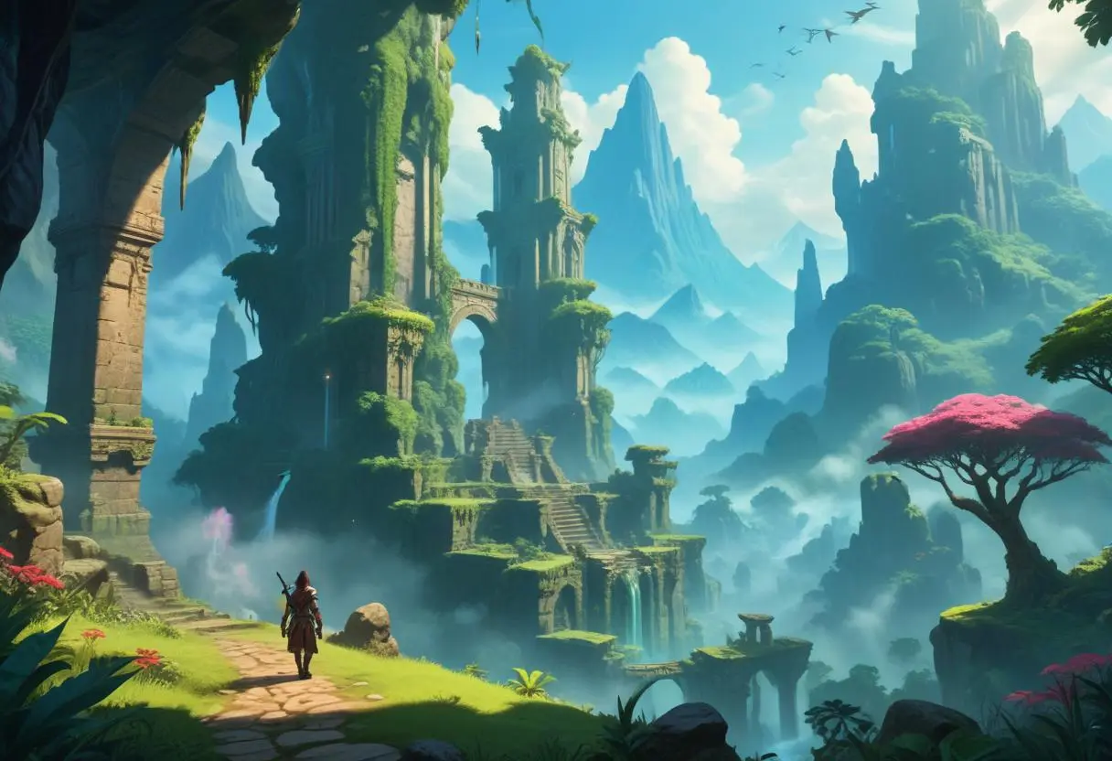 Riot MMO - Ett spännande äventyr i spelvärlden illustration