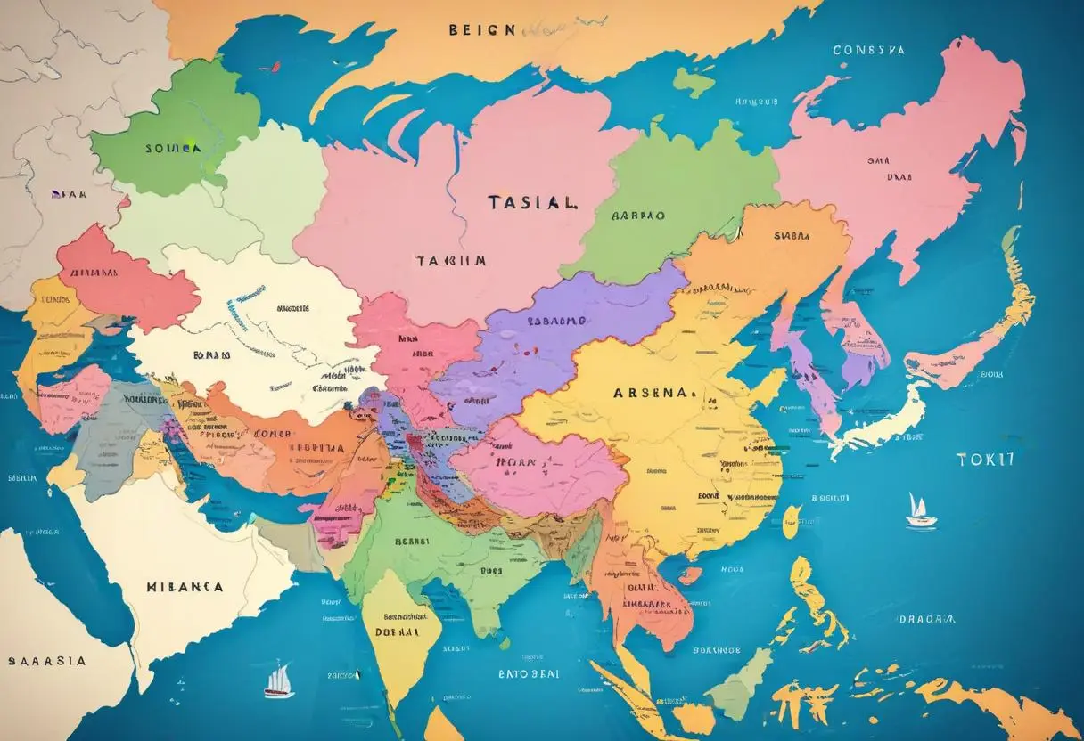 Upptäck Asiens huvudstäder med Seterra – så enkelt är det! illustration